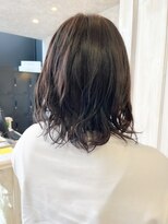 キャアリー(Caary)&nbsp;福山人気ニュアンスパーマラベンダーグレージュブリーチなし20代