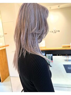 ビアノバ(via nova) ハイトーンミルクティーカラー