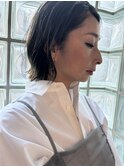 外はねミニボブ細かい細メッシュ
