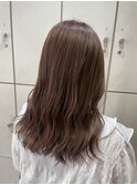 ラベンダーブラウン水素カラー