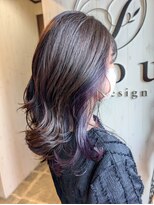 イコウヘアデザイン(icou hair design)&nbsp;インナーカラー☆ラベンダー