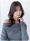 20代30代ミディアム顔周りレイヤーカット髪質改善トリートメント