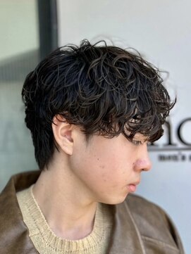 アノ(Ano.) 大分シャドウパーマメンズマッシュ波巻きパーマツイストパーマ