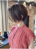 30代40代50代白髪ぼかし髪型白髪染め面長細目ハイライト伊