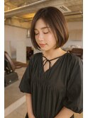 洗練された大人ボブ＊柔らかさと艶感が魅力