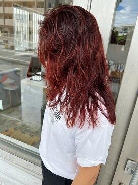 アスラン(ASLAN) 【aslan】コスメパーマ/暖色カラー/レッドヘア