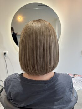 アシャヘアー(A.s.h.a hair)の写真/【JR香椎駅徒歩1分】カット＋カラー￥6,900～プチプラで叶う透明感カラーで最旬垢抜けヘア♪