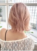 20代30代40代大人レイヤーボブ/ハイトーンカラー