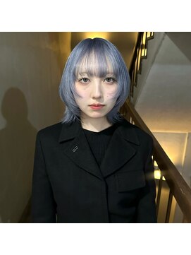 マーシー(MAAAAAC) ブルーラベンダー／ホワイトラベンダー／透明感ブリーチカラー