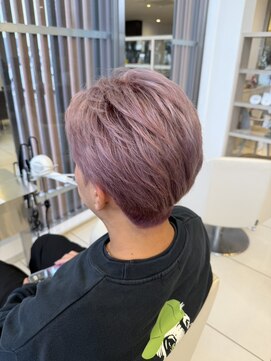 ショート/イルミナカラー/髪質改善オージュア