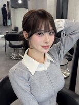 ラベル 渋谷(LAVEL)&nbsp;顔まわり毛流れカット×髪質改善トリートメント