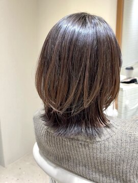 エンス 銀座(Ence) 暗めカラー/韓国風巻き/レイヤーカット/髪質改善/縮毛矯正/銀座