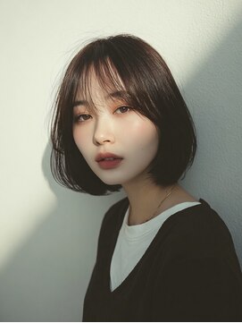 TELA HAIR 石岡店【テーラヘアー】【4月15日NEW OPEN（予定）】  ２０代３０代大人可愛いひし形丸みボブ【TELA HAIR 石岡】