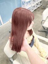 アイシー 表参道(ICY) ブリーチありダブルカラーコーラルピンク