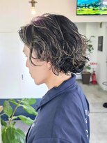 エイス 梅田 中津(Ace) サーフカールパーマ ハイライトカラー