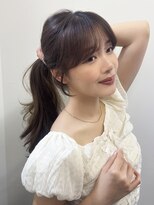 ミリ 奈良店(mm)&nbsp;レイヤーカット/韓国風/顔まわりレイヤー/髪質改善/近鉄奈良
