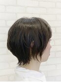 【垢抜け】普通のショートに飽きた方＊軽やか質感ウルフショート