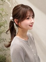 ベル 新宿(Belle)&nbsp;顔まわりカット　前髪カット　大人ヘア　まとまりヘア　新宿