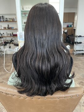 ヘアーディア みどり店(Hair...DiA) 艶感ダークグレージュ×韓国風ロングレイヤー