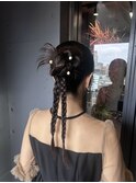 タイトシニヨンヘア