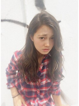 ヘアサロンエム 渋谷店(HAIR SALON M) かき上げスタイル/セミウェットハイライト