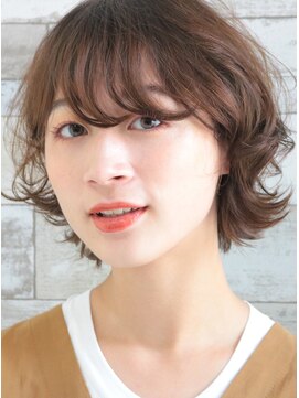 キース ヘアアンドメイク 恵比寿(kith. hair&make) 【kith.恵比寿】マロンベージュウルフショート