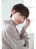 小顔マニッシュショートボブ