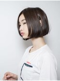 【自由が丘KEEP三橋】黒髪ラインボブ