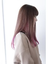 ヘアーアンドエステティック ヴェリス(hair&esthetic Velis) 【Velis】ピンク系インナーカラー