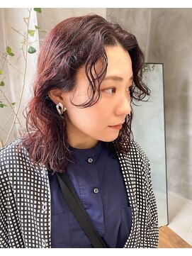 テトヘアー(teto hair) 暖色カラー 赤髪 レッドオレンジ レッドブラウン オレンジカラー