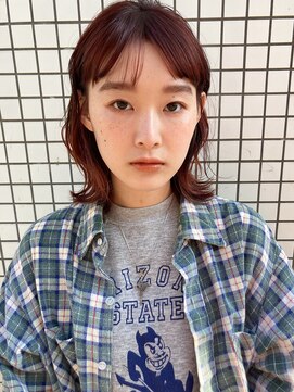 ヤード(YARD) 外ハネ長めボブ