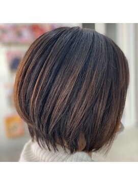 ガーデン 鹿沼店(garden) 前下がりグラデーションボブ