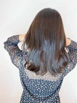 ジーナ 船橋(Zina) 小顔セミウェットウェーブピンクベージュハイライトカラー