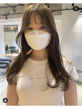 アニー(ANY) 顔まわり韓国風レイヤー（MAYA)