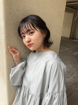 ヘアデザインハレ(hair design HARE) see-through　bang