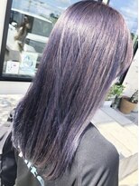 アーブル ヘアーアンドメイク(ARBRE) パープルブリーチダブルカラー髪質改善トリートメント