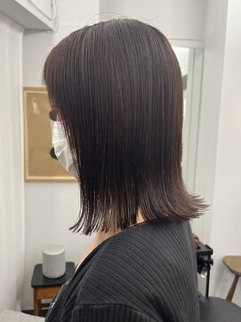 シベルバレー 横浜(sibell) ＊ミディアム/切りっぱなし/ロブ/ベージュ