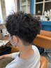 似合わせカット+ダメージケアパーマ+ヘアエステトリートメント　