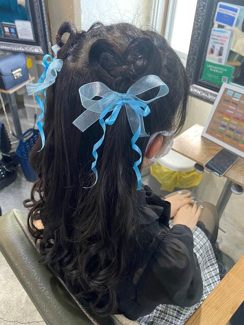 ヘアセット/ヘアメイク/巻きおろし/逆毛/卒業式[新宿/新宿駅]