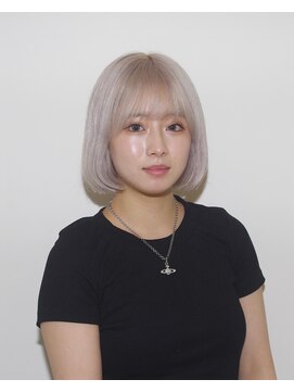 ハイブ 金沢(Hive) 10代20代ブリーチハイトーン小顔ヘアショートボブ髪質改善