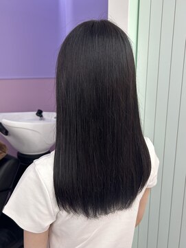 ガーランド(Girland) 【girland】ラベンダーブラック韓国風/レイヤーカット