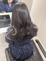 ランテルディ 渋谷(LANTERDIT)&nbsp;透明感カラー♪エクステでイヤリングカラー