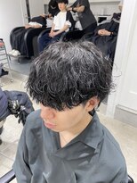 フィフス 栄(fifth)&nbsp;波巻きツイストスパイラルメンズウルフツーブロックメンズパーマ