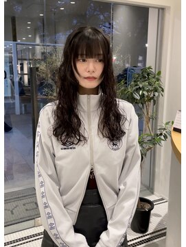 シアン 矢場町店(CYAN.) ブリーチパーマ×ウェーブヘア×ロングヘア