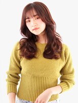 ガリカ 渋谷(Gallica)&nbsp;シースルーバングに軽やかカールの愛されセミロング