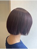 【庄内店カット カラー】暖色カラー/ショートボブ/10代 20代