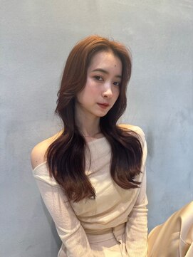 シェール(cher) くびれロング/ブラウンカラー【cher西宮北口:MAYA】