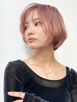 ロンドエニカ 大宮(Lond enika)&nbsp;前髪カタログアンブレラカラーこなれミディウェーブパーマ大宮