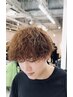 【メンズ】カット+カラー+パーマでイメチェンフルコース　￥20700