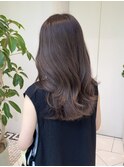 アッシュ/ロングレイヤー/似合わせカット/メルティカラー